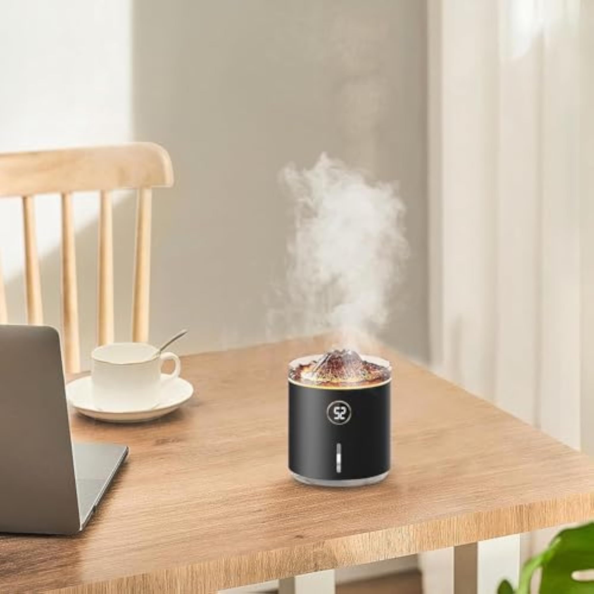 Essential Oil Diffuser, Flame and Volcano Aromatherapy